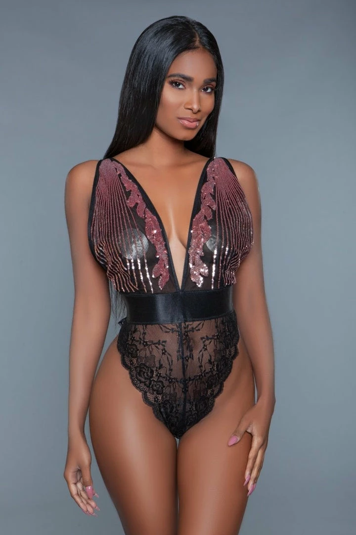 Be Wicked Estella Black Bodysuit Tops 3 Be Wicked Estella Black Bodysuit Tops
