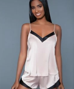 Be Wicked Natalie Satin Cami Set