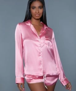 Be Wicked Pink Sadie Pajamas Set 8 Be Wicked Pink Sadie Pajamas Set