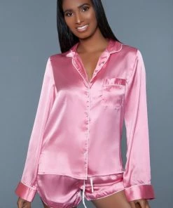 Be Wicked Pink Sadie Pajamas Set