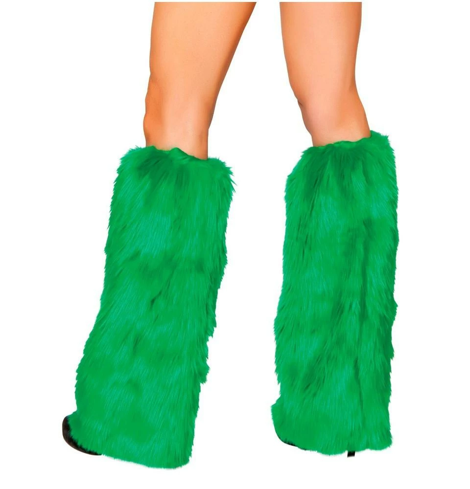 Roma Costume Faux Fur Leg Warmers ACCESORIES 14 Roma Costume Faux Fur Leg Warmers ACCESORIES