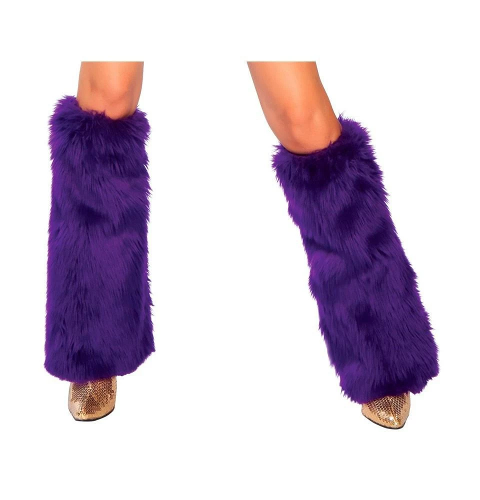 Roma Costume Faux Fur Leg Warmers ACCESORIES 10 Roma Costume Faux Fur Leg Warmers ACCESORIES