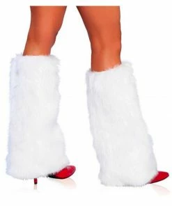 Roma Costume Faux Fur Leg Warmers ACCESORIES