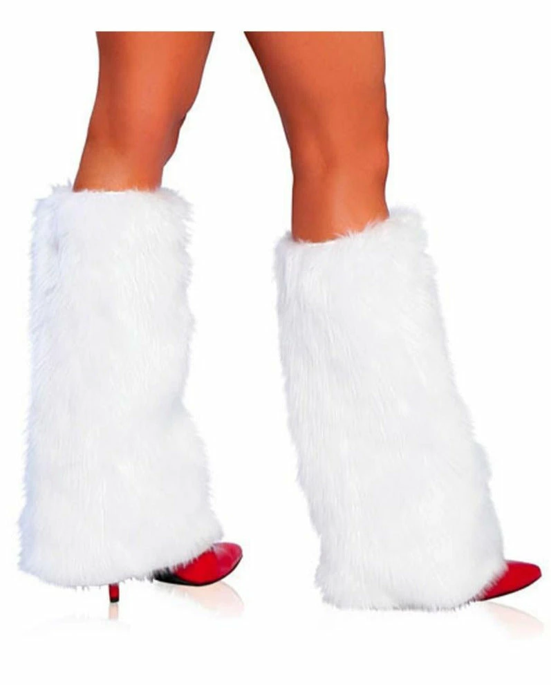 Roma Costume Faux Fur Leg Warmers ACCESORIES 3 Roma Costume Faux Fur Leg Warmers ACCESORIES