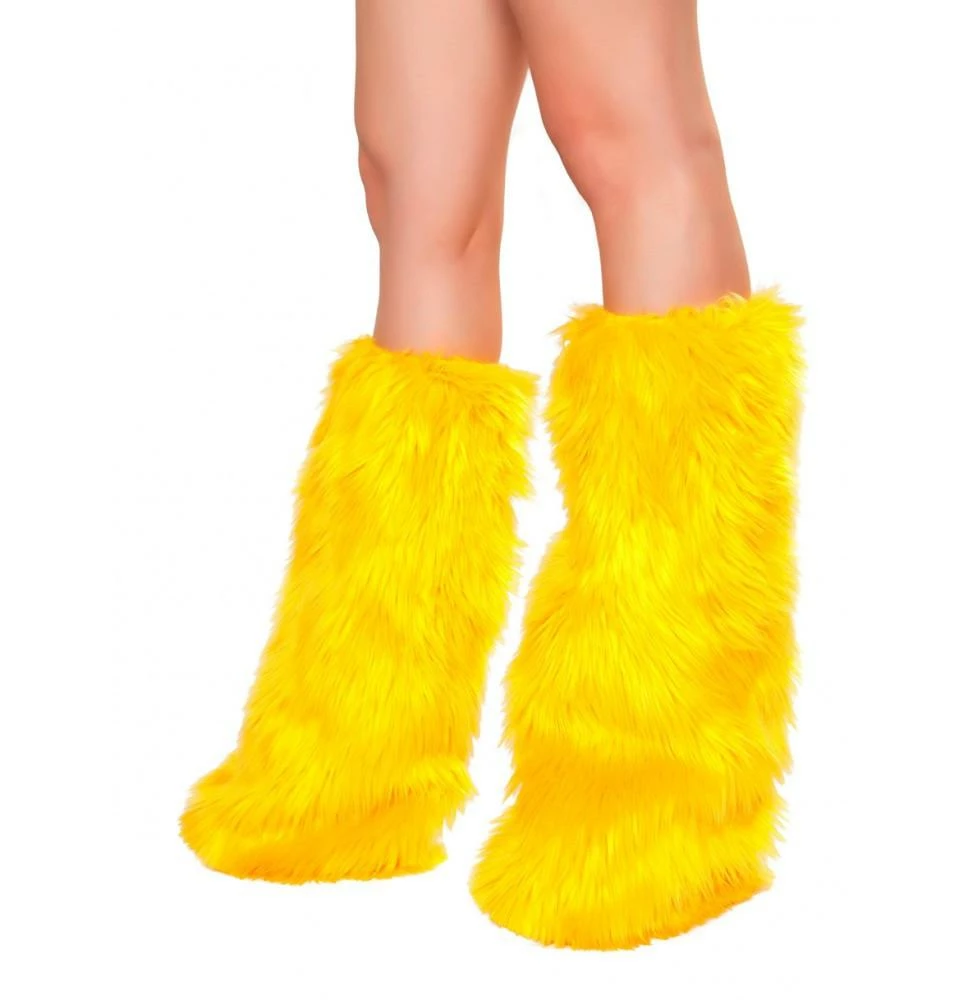 Roma Costume Faux Fur Leg Warmers ACCESORIES 9 Roma Costume Faux Fur Leg Warmers ACCESORIES