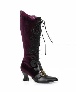 Ellie Shoes Victorian Boot With Lace Up 9 Ellie Shoes Victorian Boot With Lace Up