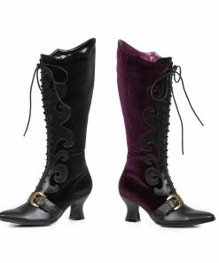 Ellie Shoes Victorian Boot With Lace Up