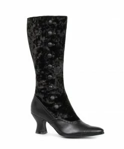 Ellie Shoes Knee High Velvet Boot