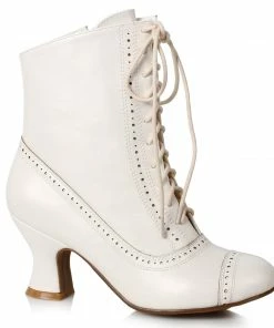 Ellie Shoes Victorian Bootie With Laces