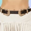 Roma Costume ACCESORIES Adjustable Double Buckle Belt