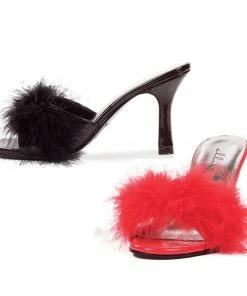 Ellie Shoes Maribou Slippers