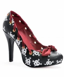 Ellie Shoes Closed Toe Pump With Skulls