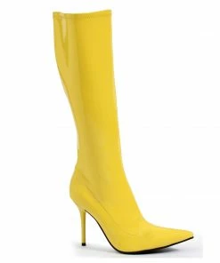 Ellie Shoes Yellow Knee High Boot