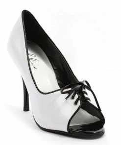 Ellie Shoes Two Tone Sandal With Laces