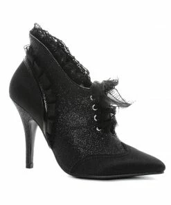 Ellie Shoes Pointy Lace Toe Pump