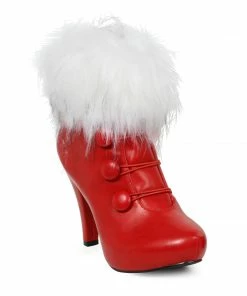 Ellie Shoes 4 Womens Bootie With Faux Fur