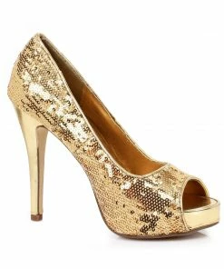 Ellie Shoes Open Toe Glitter Pump 10 Ellie Shoes Open Toe Glitter Pump