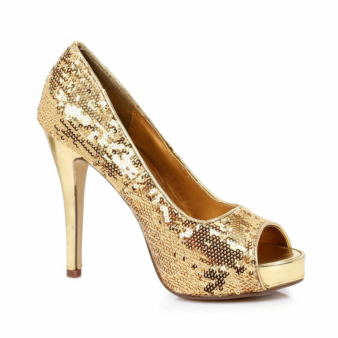Ellie Shoes Open Toe Glitter Pump 5 Ellie Shoes Open Toe Glitter Pump