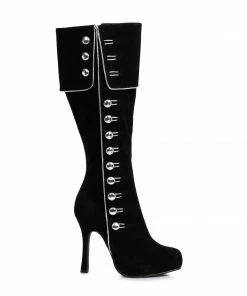 Ellie Shoes Knee High Button Up Boot