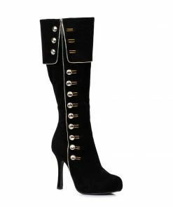 Ellie Shoes Knee High Button Up Boot