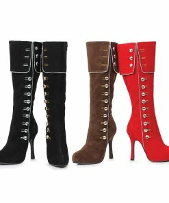 Ellie Shoes Knee High Button Up Boot