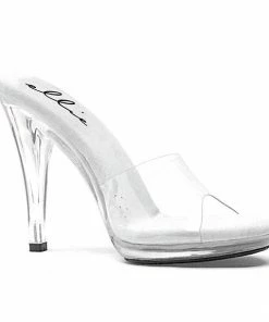 Ellie Shoes 4.5 Heel Clear Mule