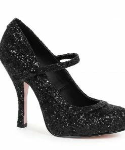 Ellie Shoes Glitter Mary Jane With Platform