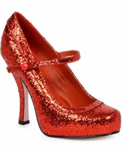 Ellie Shoes Glitter Mary Jane With Platform