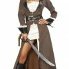 Roma Costume COSTUMES Deluxe 4pc Pirate Captain Costume