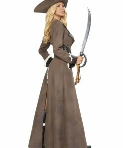 Roma Costume COSTUMES Deluxe 4pc Pirate Captain Costume