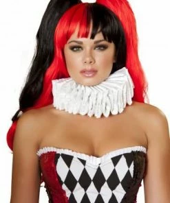 Roma Costume ACCESORIES Black Red Wig