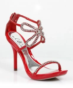 Ellie Shoes Rhinestone Flower Sandal
