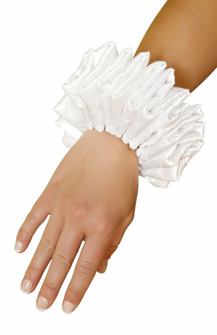 Roma Costume Ruffled Wrist Cuffs Gloves 3 Roma Costume Ruffled Wrist Cuffs Gloves