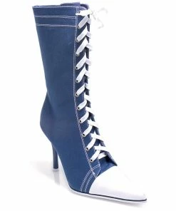 Ellie Shoes 4.5 Heel Sneaker Ankle Boots
