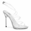 Ellie Shoes 4.5 Metallic Heel Strappy Sandal 1 Ellie Shoes 4.5 Metallic Heel Strappy Sandal