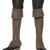 Roma Costume Costume Accessories Pirate Boot Covers With Zipper Detail