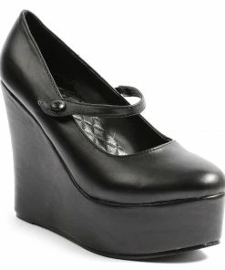 Ellie Shoes 4.5 Inch Black Wedge