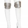 Roma Costume Silver Knee Pads Costume Accessories