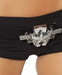 Roma Costume Double Gun Belt Buckle With Star Detail ACCESORIES