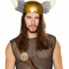 Roma Costume Viking Hat With Faux Fur Detail Costume Accessories