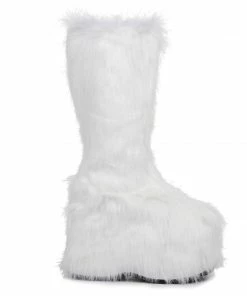 Ellie Shoes Chunky Heel Platform Faux Fur Boot