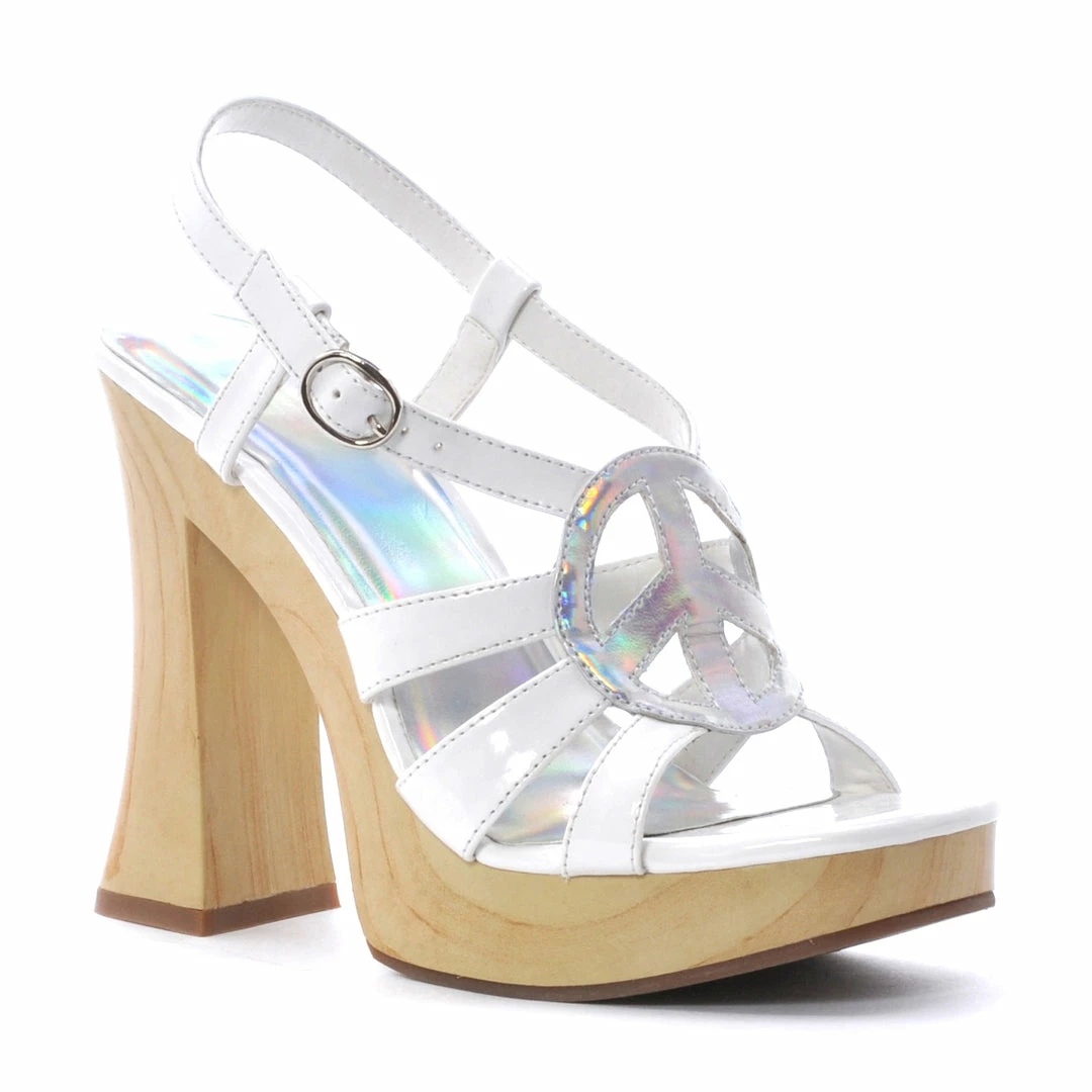 Ellie Shoes 5 Chunky Peace Sign Sandal 3 Ellie Shoes 5 Chunky Peace Sign Sandal