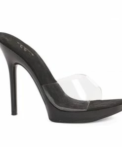 Ellie Shoes 5 Heel Clear Mule
