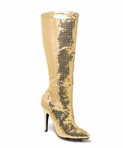 Ellie Shoes 5 Heel Sequins Knee Boot 8 Ellie Shoes 5 Heel Sequins Knee Boot