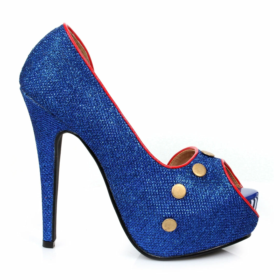 Ellie Shoes 5 Heel Open Toe Pump 3 Ellie Shoes 5 Heel Open Toe Pump