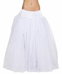 Roma Costume Full Length White Petticoat