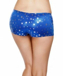 Roma Costume Silver Stars Boy Shorts