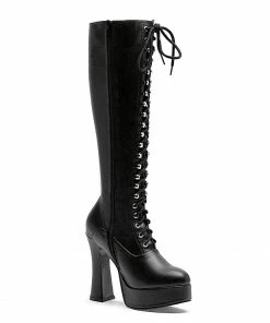 Ellie Shoes 5 Heel Stretch Knee Boot With Innerzipper 7 Ellie Shoes 5 Heel Stretch Knee Boot With Innerzipper