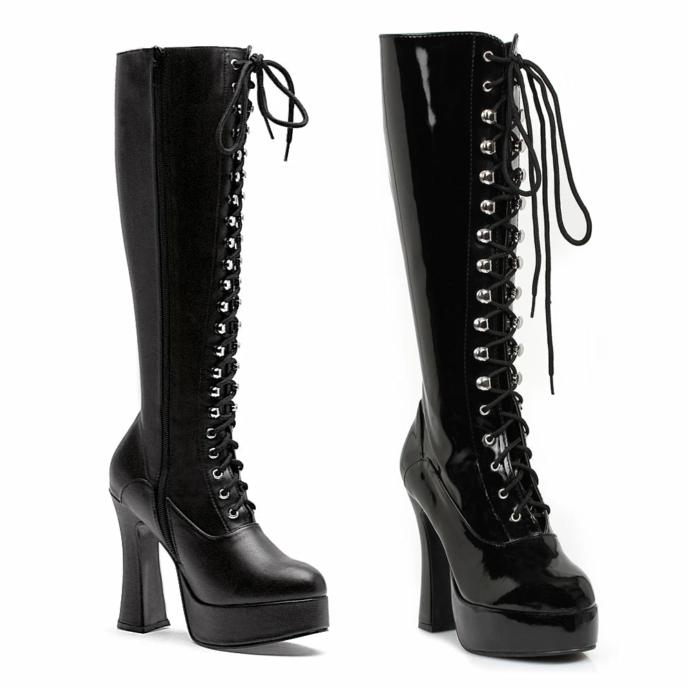 Ellie Shoes 5 Heel Stretch Knee Boot With Innerzipper 3 Ellie Shoes 5 Heel Stretch Knee Boot With Innerzipper