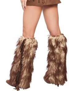JValentine Fringe Mohair Leg Warmers